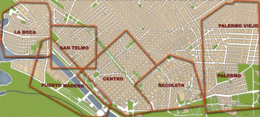 BA Neighborhood Map